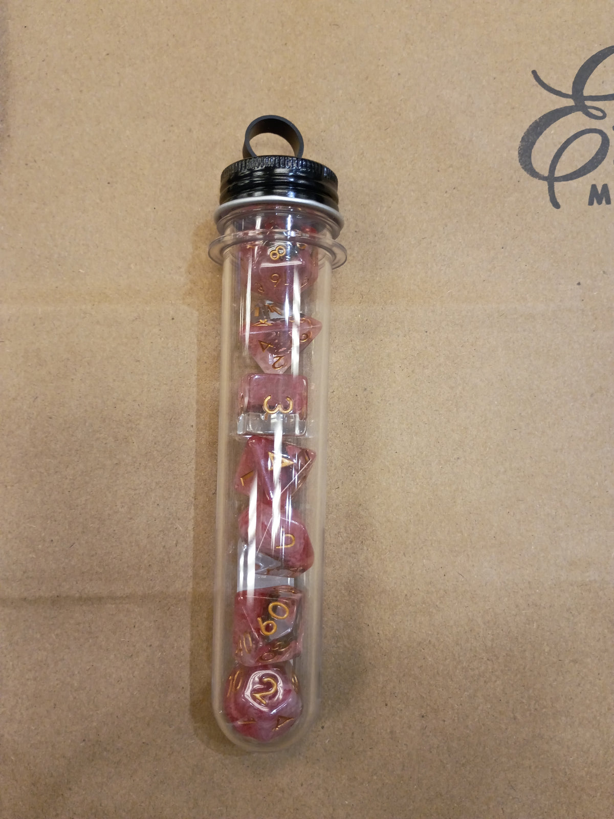 Infused - Ancient Gears Tubed Dice set