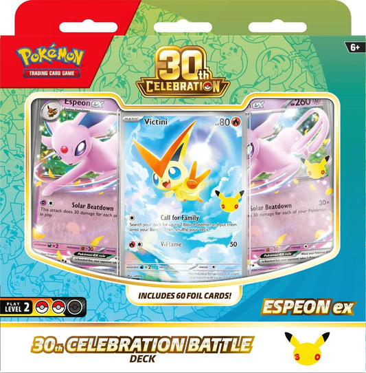 Pokémon TCG 30th Celebration Battle Deck Espeon ex