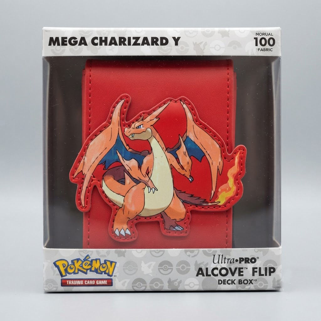 UltraPro Alcove Flip Mega Charizard 100 Card Deck Box