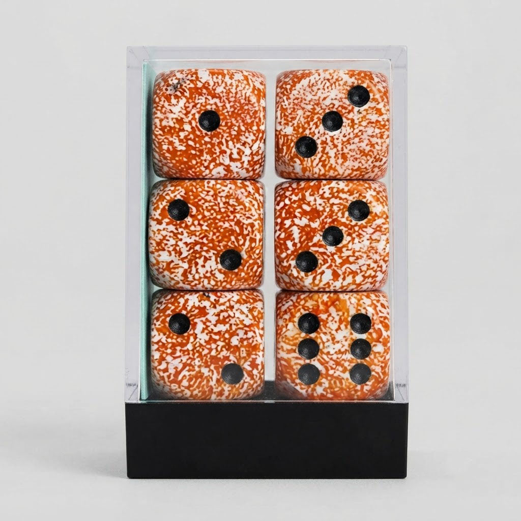 Chessex Speckled Rust set of 12 16mm d6