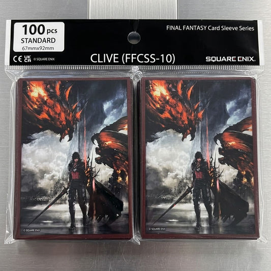 Final Fantasy Card Sleeves 100pcs Clive 10 at Emerald Market Alamogordo, New Mexico