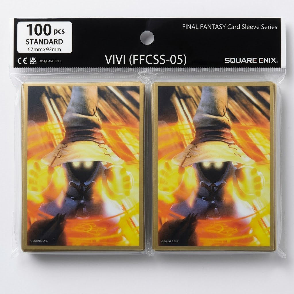 Final Fantasy Card Sleeves 100pcs Vivi 05 at Emerald Market Alamogordo, New Mexico