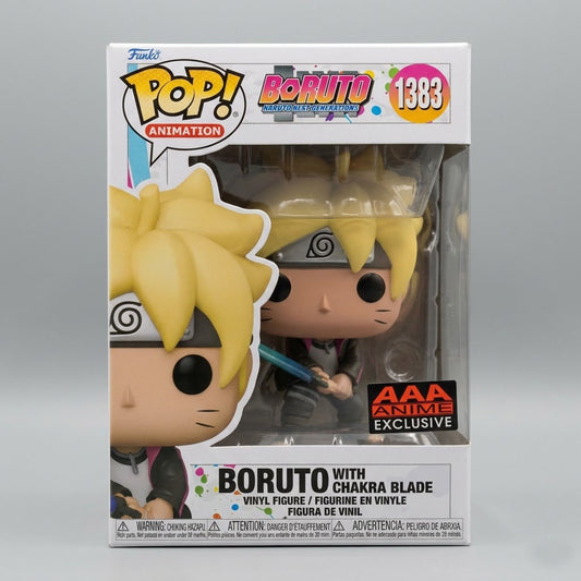 Funko Pop! Boruto: Naruto Next Generations: Boruto with Chakra Blade #1383 | AAA Anime Exclusive Glow Variant at Emerald Market Alamogordo, New Mexico