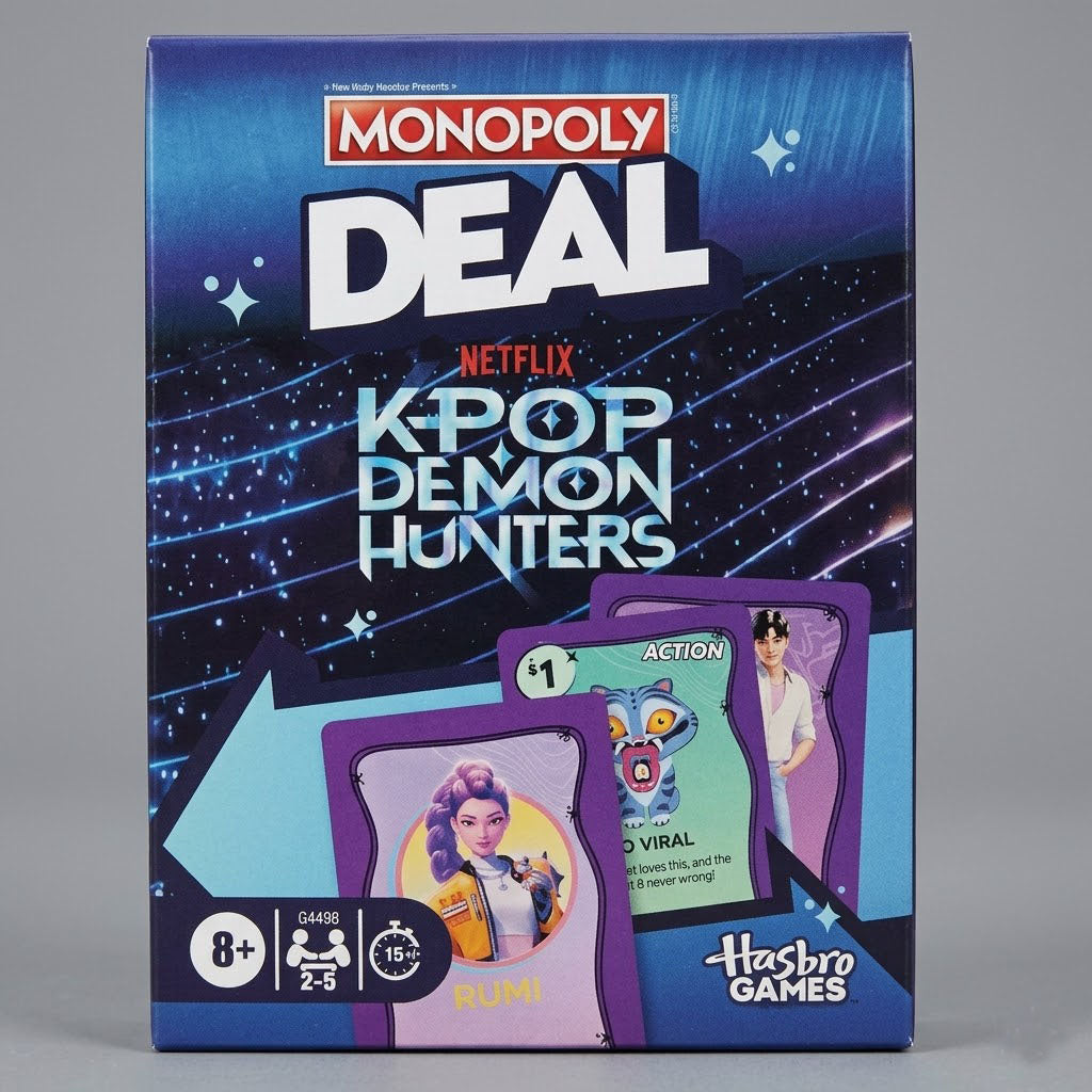 K-Pop Demon Hunters Monopoly DEAL Card Game | Hasbro Gaming at Emerald Market Alamogordo, New Mexico