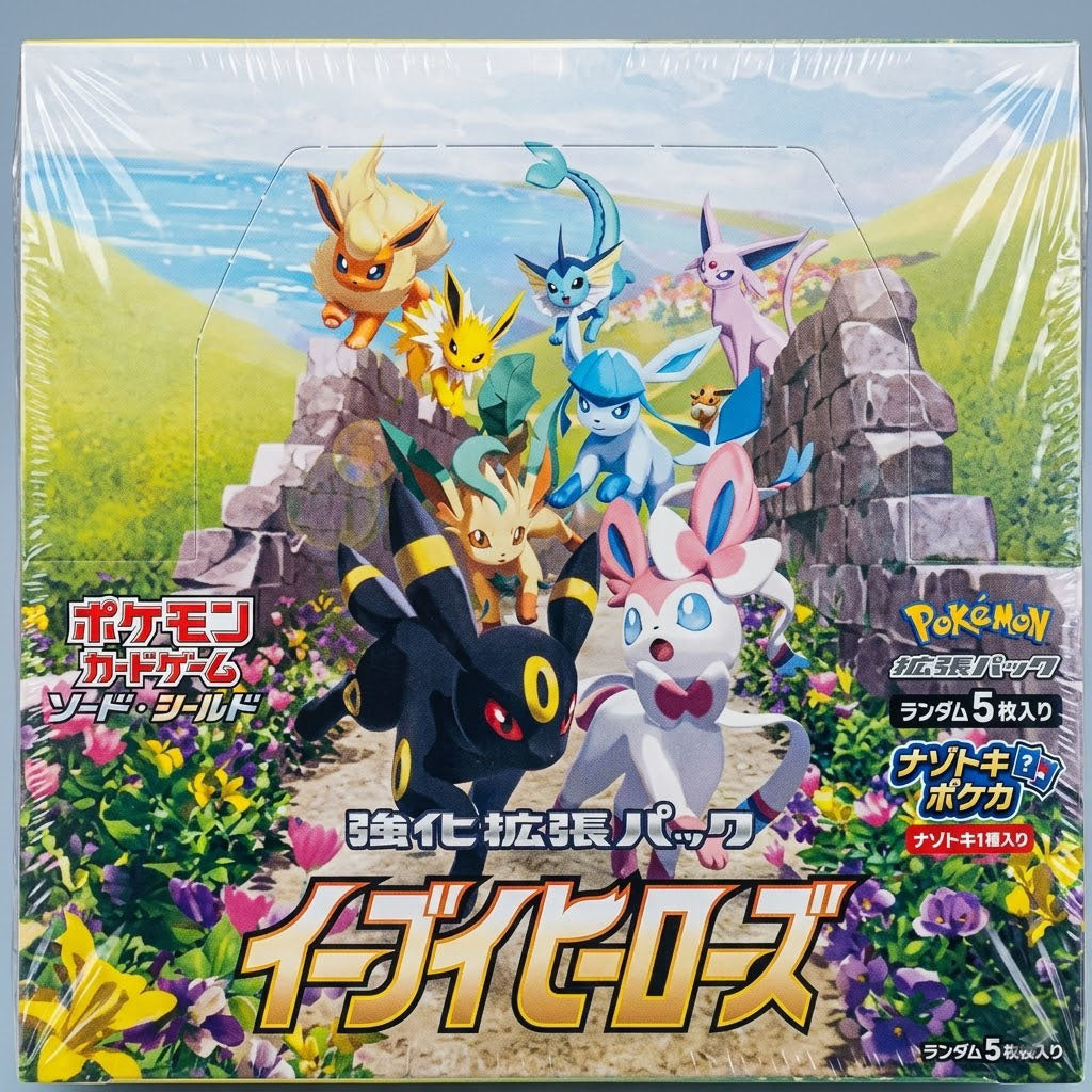 Eevee Heroes Japanese Booster Box at Emerald Market Alamogordo, New Mexico