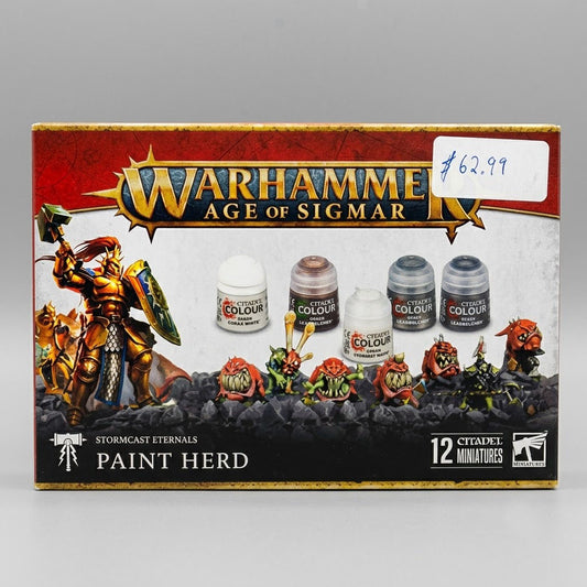 Warhammer Age Of Sigmar Stormcast Eternals Paint Set at Emerald Market Alamogordo, New Mexico