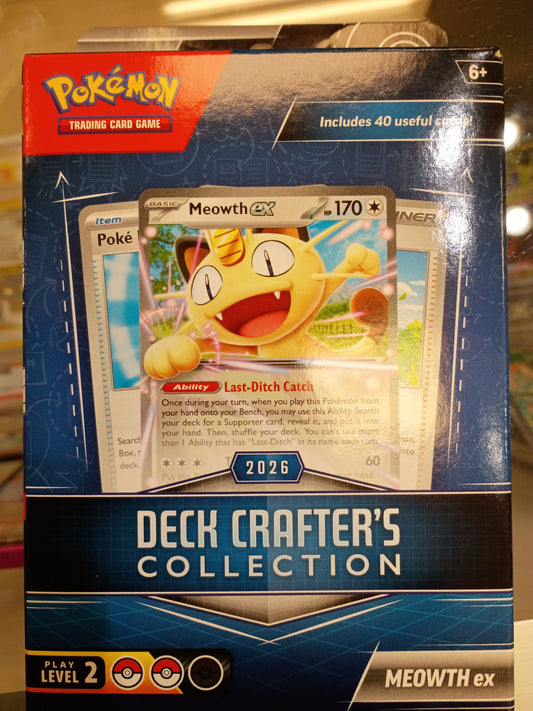 Pokemon Deck Crafters collection, Meowth Ex support box