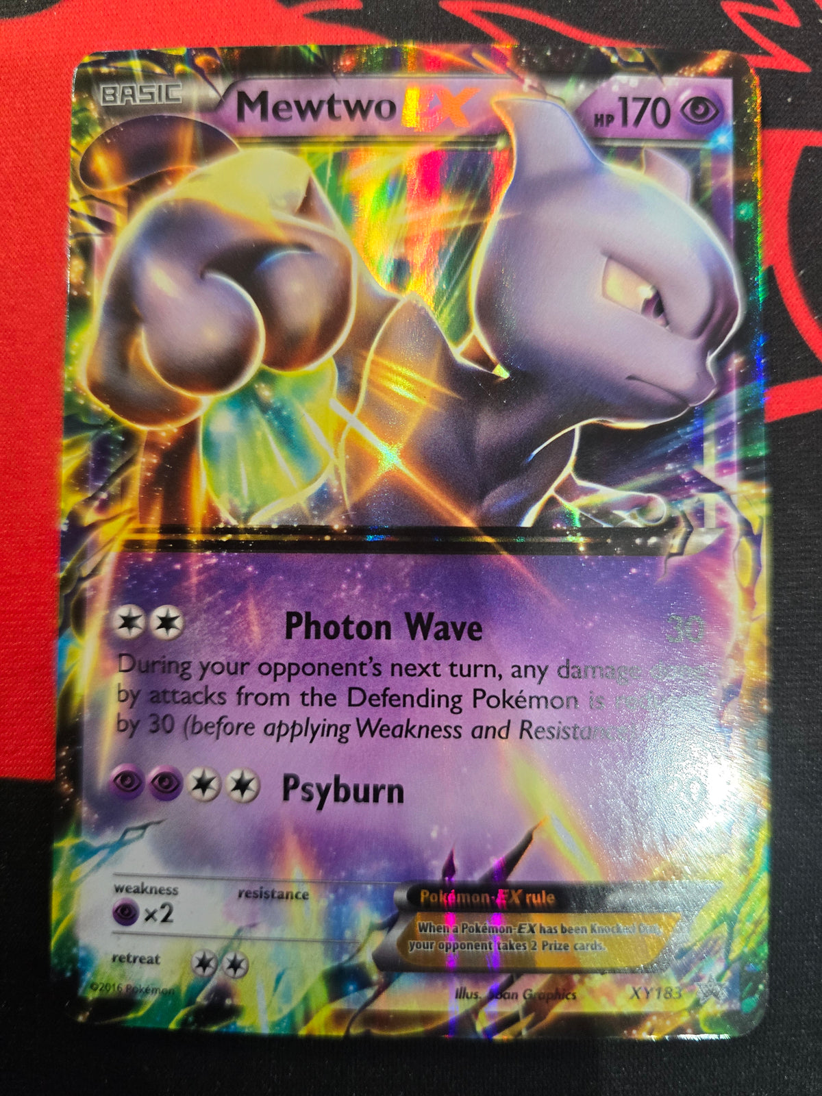 Mewtwo EX XY183 Promo Holofoil NM