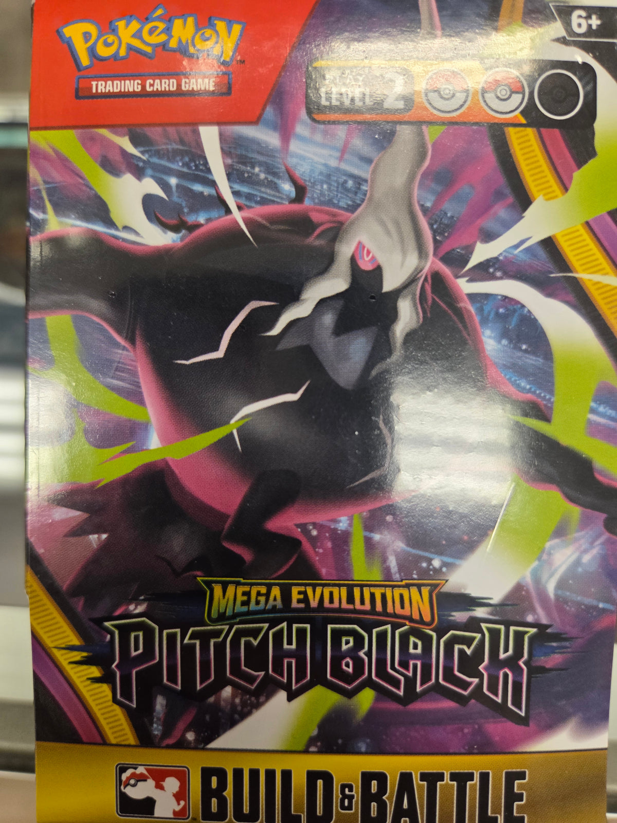 Pokémon Pitch Black Build and Battle Deck w/4 Single Packs