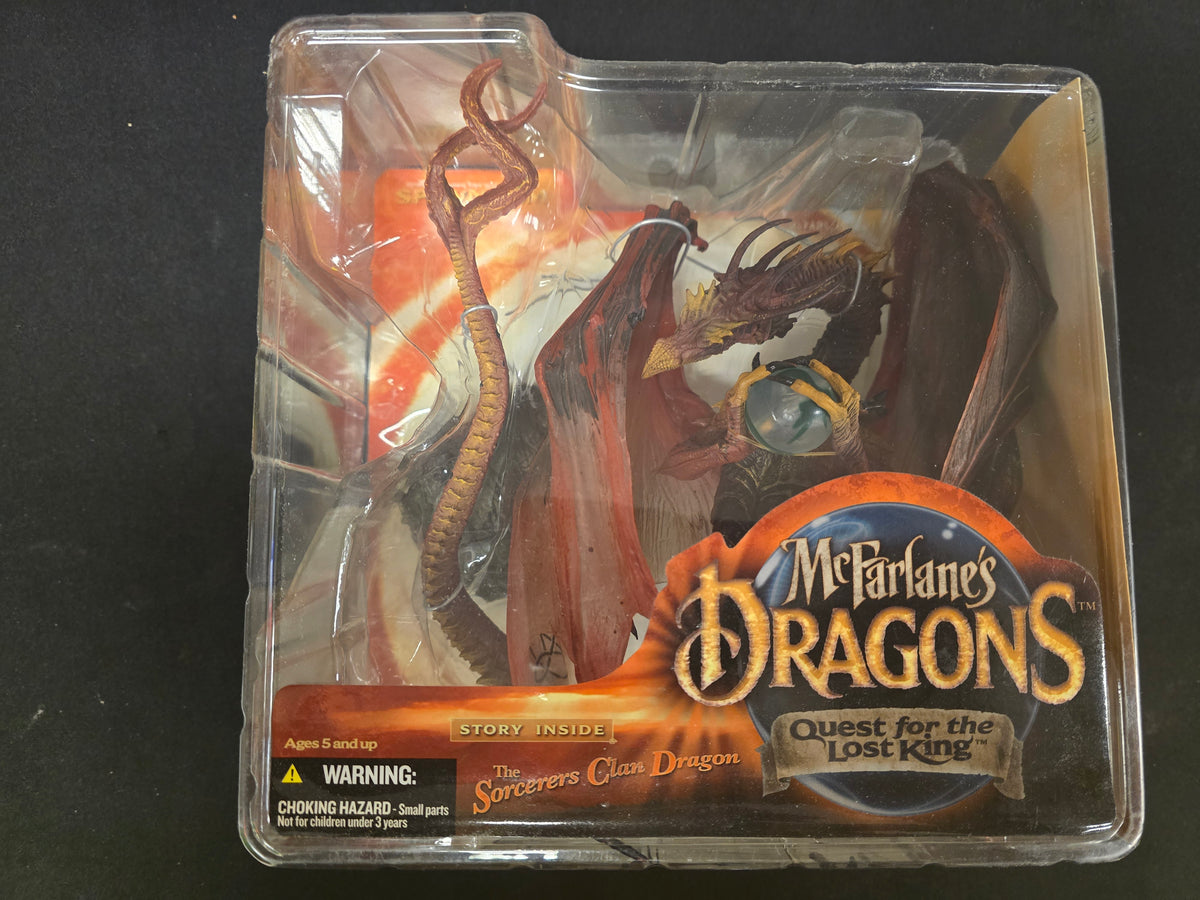 McFarlane Toys McFarlane's Dragons Series Sorcerers Clan Dragon Diorama Statue Box Art at Emerald Market Alamogordo, New Mexico