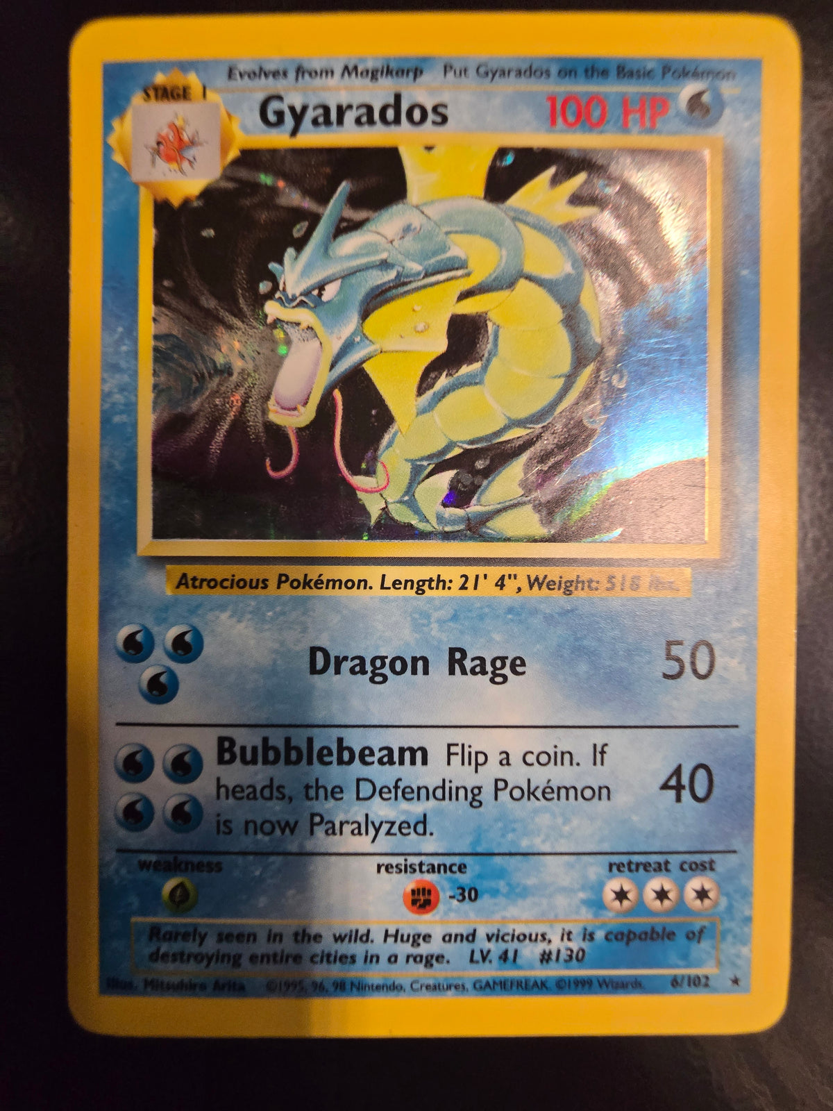Gyarados 6/102 Holofoil NM