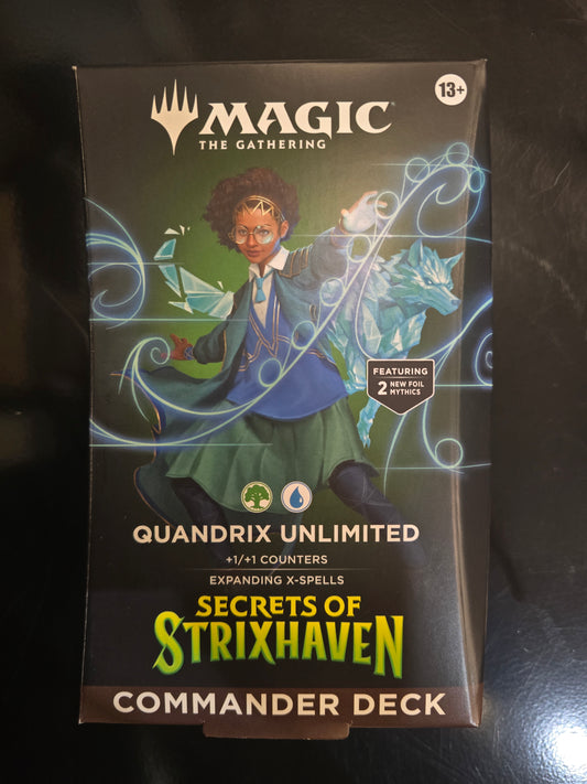 MTG Secrets Of Strixhaven Quandrix Unlimited Commander Deck |Alamogordo | Emerald Market