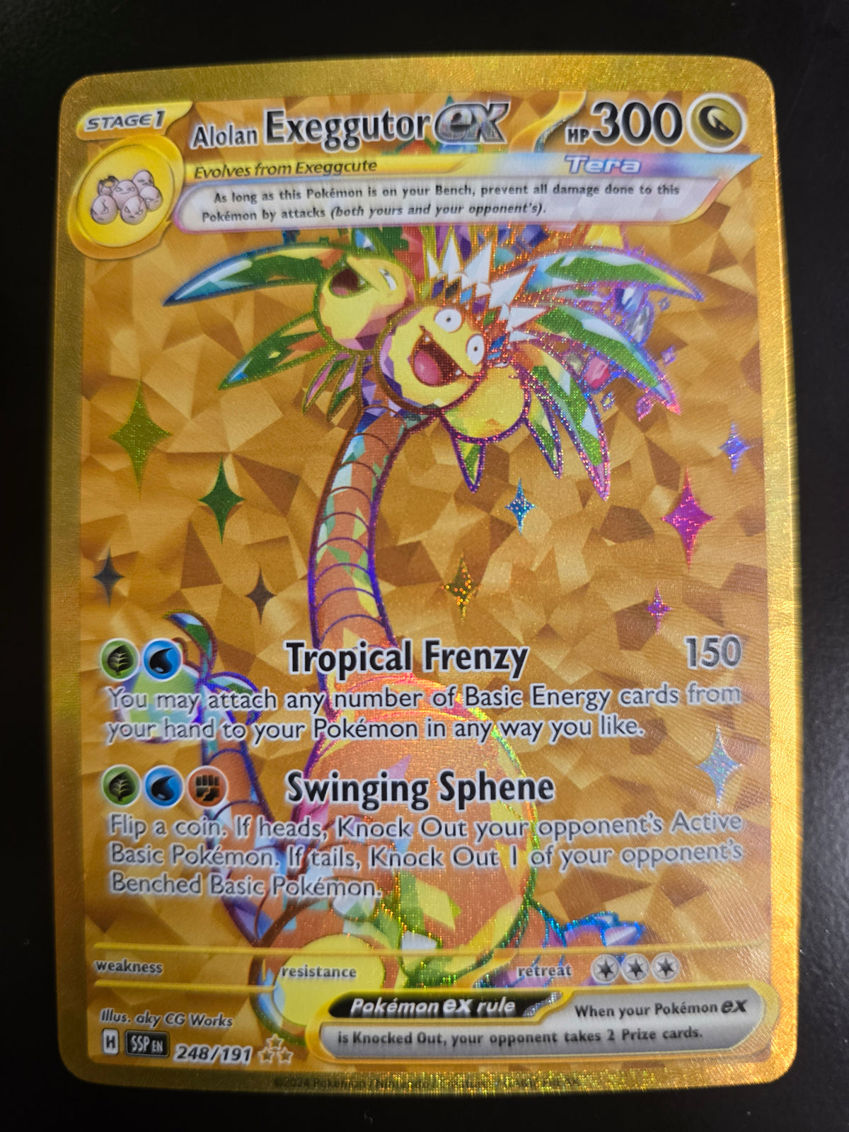 Alolan Exeggcutor 248/191 Holofoil NM
