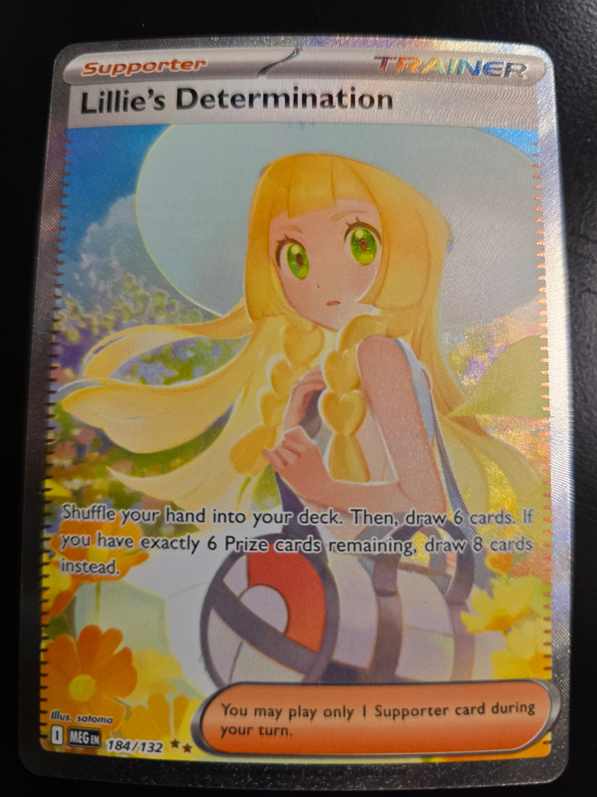 Lillie's Determination 184/132 Holofoil NM