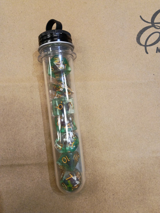 Animal Kingdom - Bald Eagle Tubed Dice set