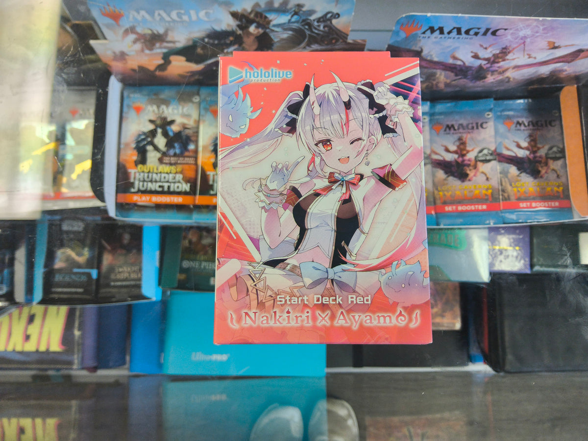 Hololive Productions Start Deck Red Nakiri Ayame at Emerald Market Alamogordo, New Mexico	