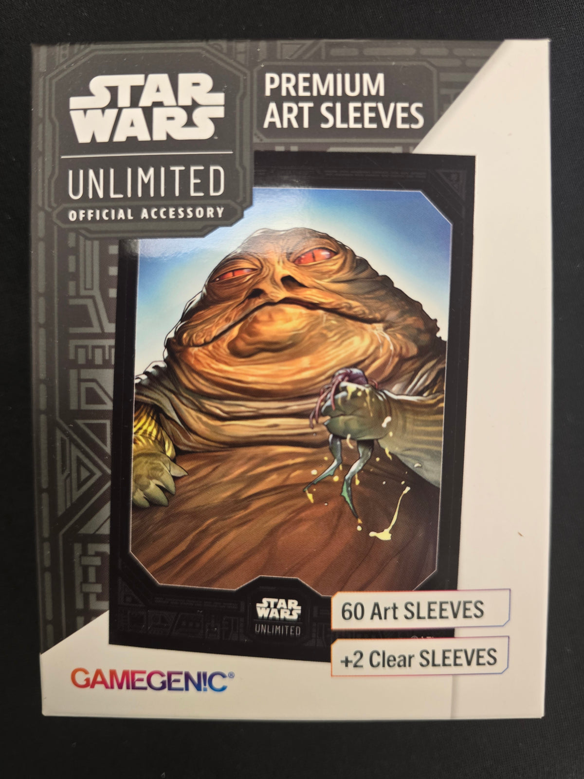 Gamegenic Star Wars Jabba the Hutt Premium 60-Count Art Sleeves Pack at Emerald Market Alamogordo, New Mexico