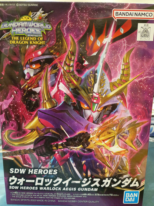 Gundam World Heroes SDW Heroes Warlock Aegis Gundam Model Kit