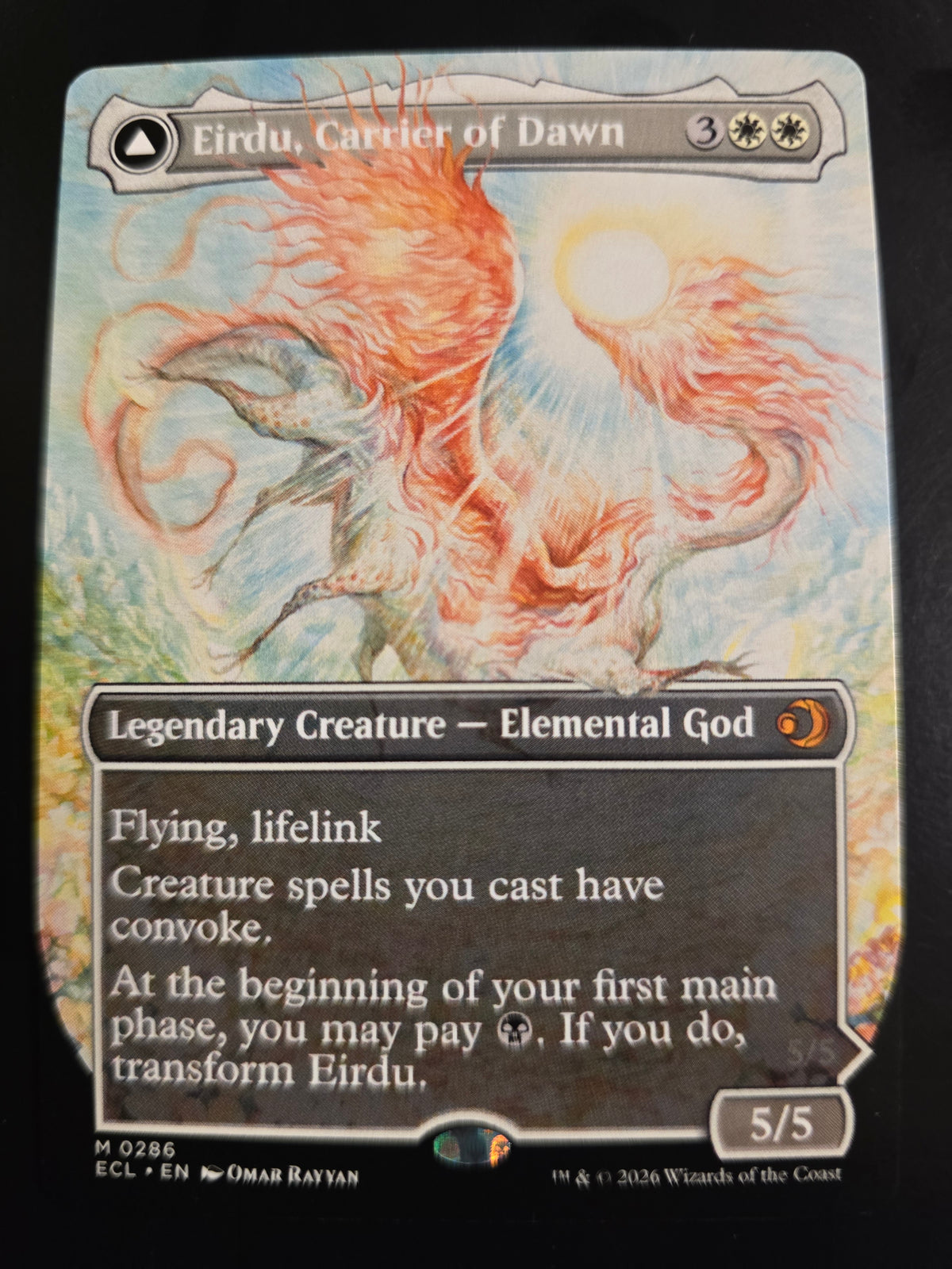 Eirdu, Carrier Of Dawn M 0286 Lorwyn Eclipsed Normal NM