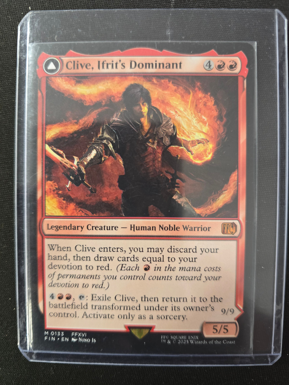 Clive, Ifrit's Dominant M 0133 Final Fantasy Normal NM