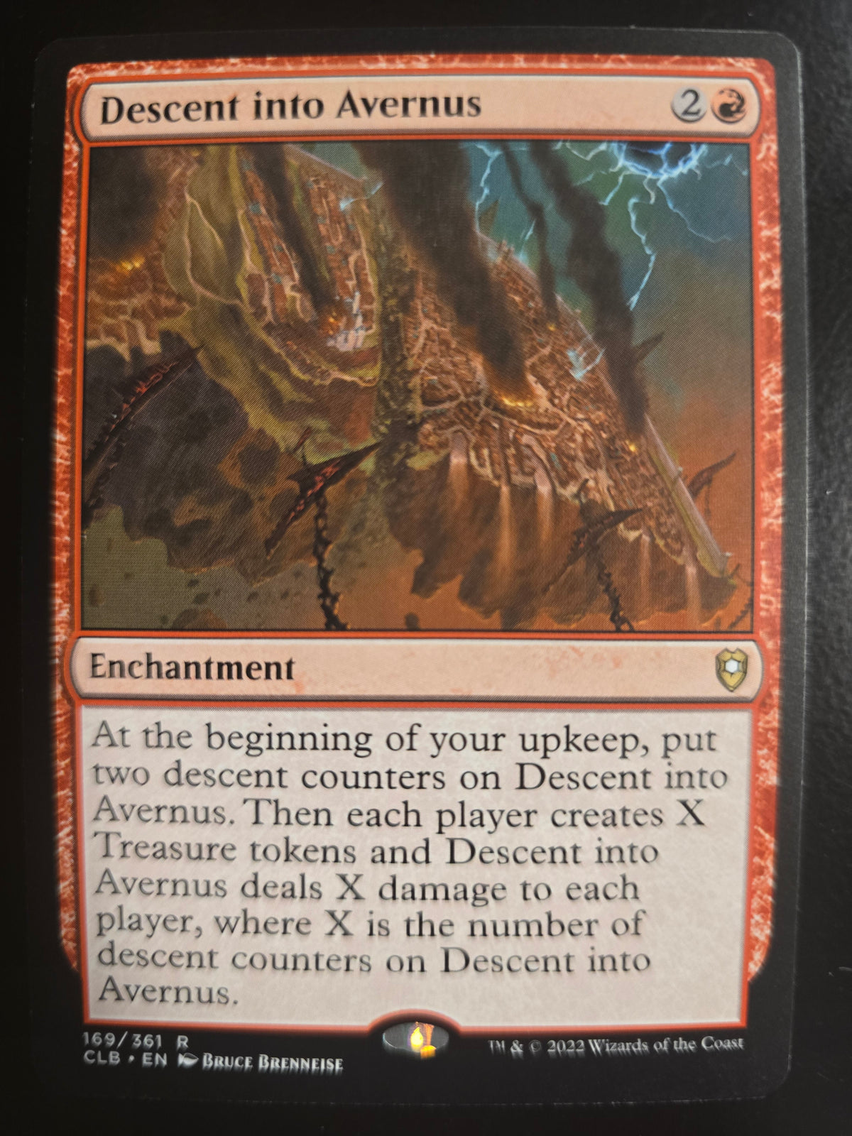Descent Into Avernus 169/361 R Commander Legends: BFBG Normal NM