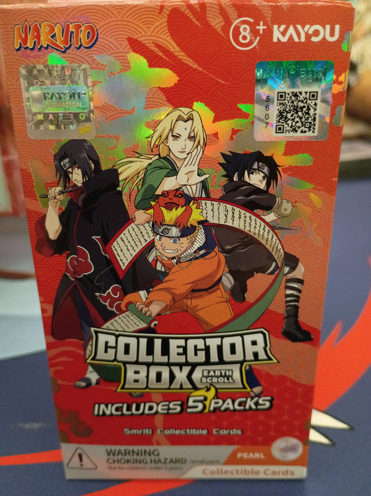 Kayou Naruto Earth Scroll Collector Box (Pearl) 5 pack box