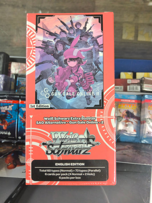 Sword Art Online Alternative: Gun Gale Online Premium Booster Box | Weiß Schwarz / Bushiroad | Edition Anime TCG Series at Emerald Market Alamogordo, New Mexico