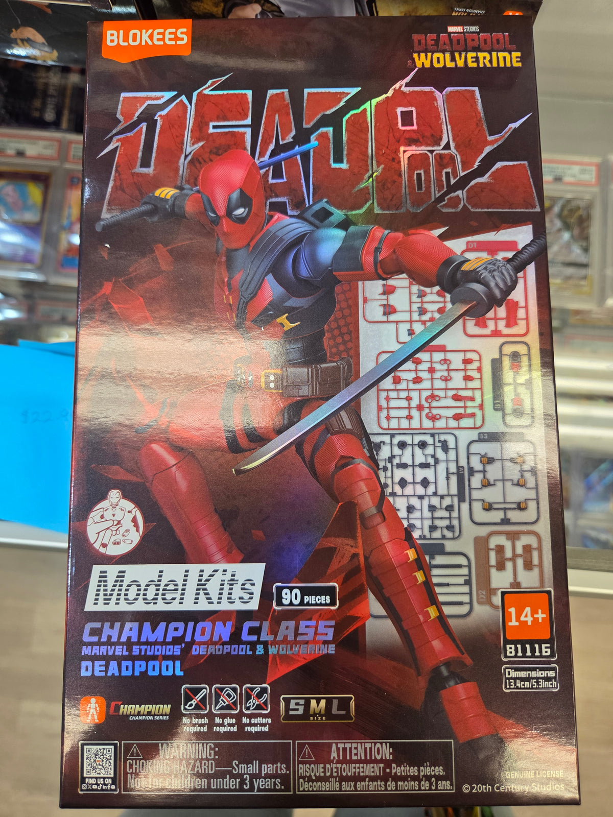 Blokees Champion Class Deadpool Model Kit 90pc