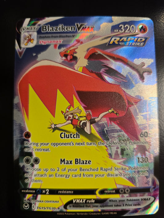 Blaziken VMAX TG15/TG30 Holofoil NM
